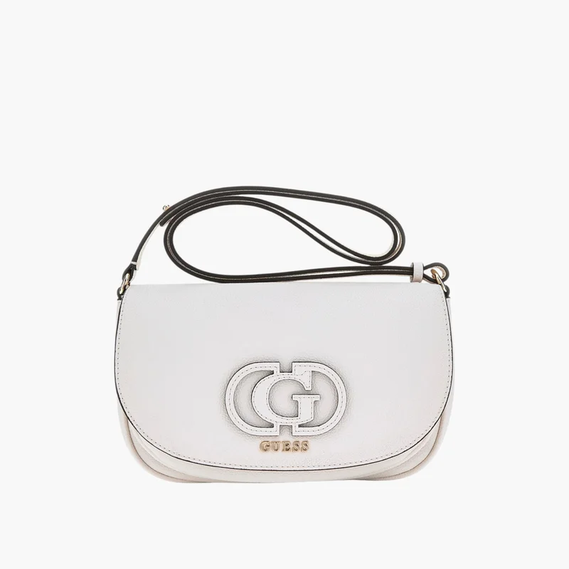 جس Textured Flap Crossbody Bag for Women